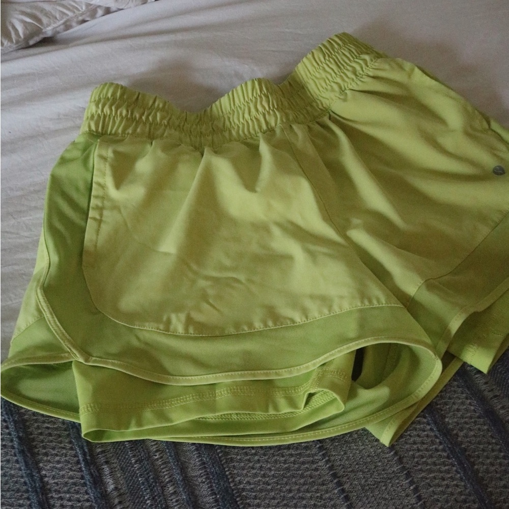 Women's Lime Green Shorts